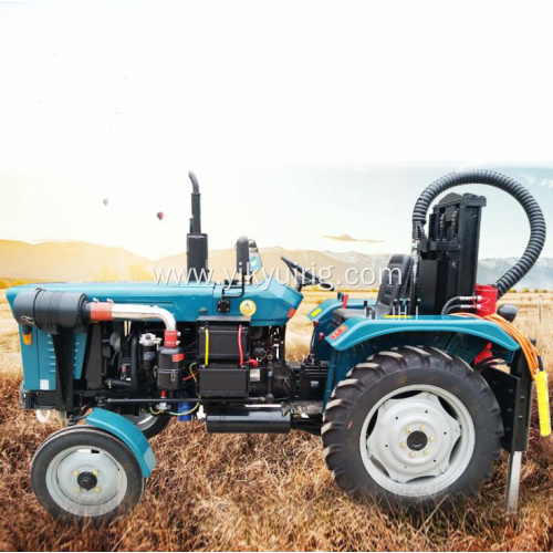 Tractor mounted geotechnical borehole drill rig machine